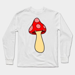 Red mushroom Long Sleeve T-Shirt